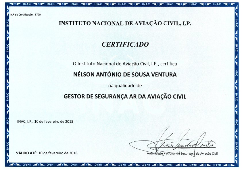 Gestores de Segurança - INAC